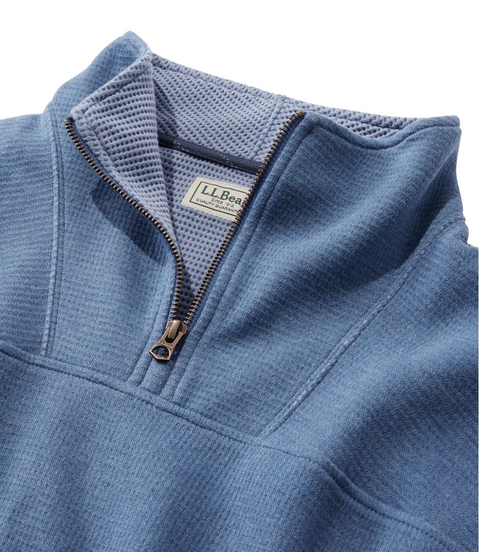 Men's All Seasons Textured Sweats, Quarter-Zip | L.L.Bean