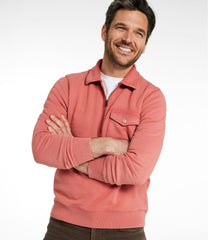 Men's Sunwashed Sweatshirt, Quarter-Zip Polo, Long-Sleeve | L.L.Bean