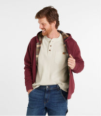 Men's Katahdin Iron Works® Hooded Sweatshirt, Flannel-Lined | L.L.Bean