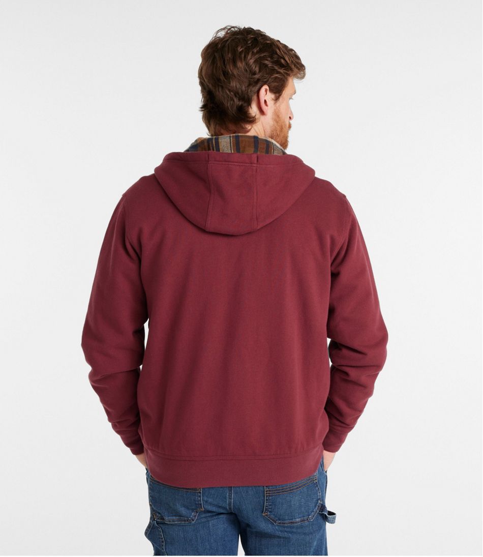 Men's Katahdin Iron Works® Hooded Sweatshirt, Flannel-Lined | L.L.Bean