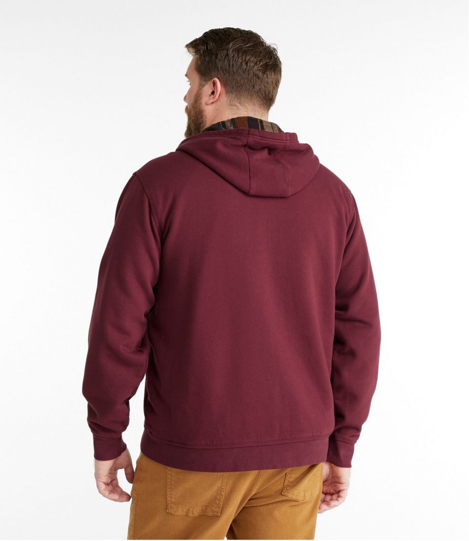 Men's Katahdin Iron Works® Hooded Sweatshirt, Flannel-Lined | L.L.Bean