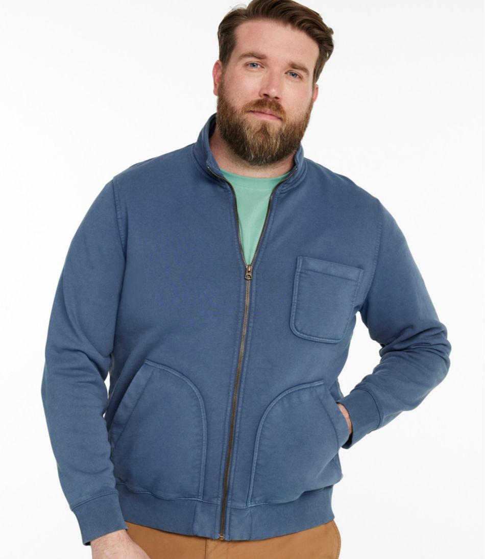 Men's Sunwashed Sweatshirt, Full-Zip | L.L.Bean