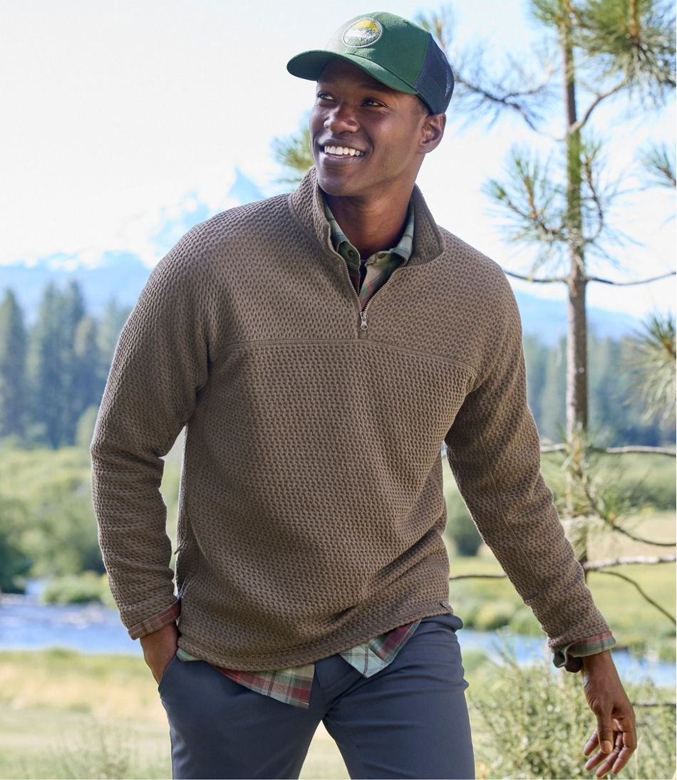 Men's Ridgeknit Pullover, Quarter-Zip | L.L.Bean