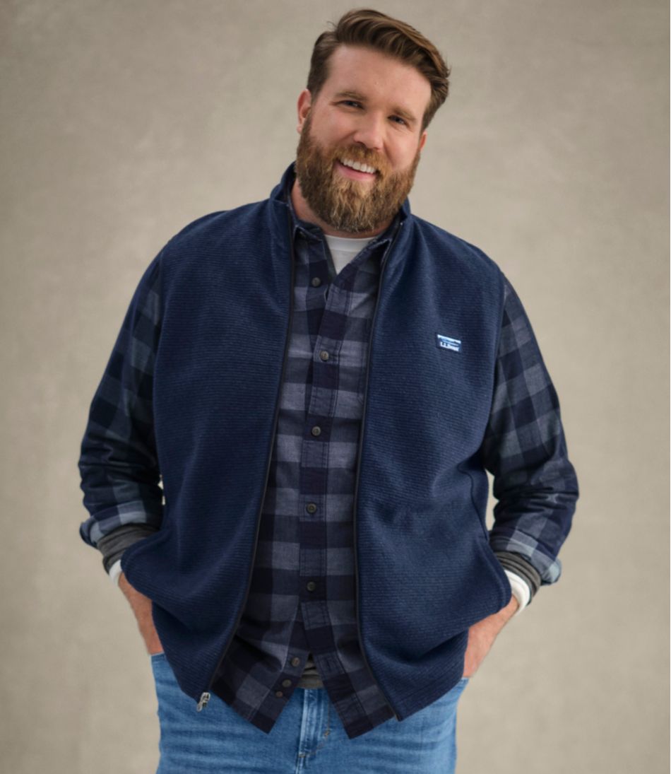 Men's Lakewashed Double-Knit Vest | L.L.Bean