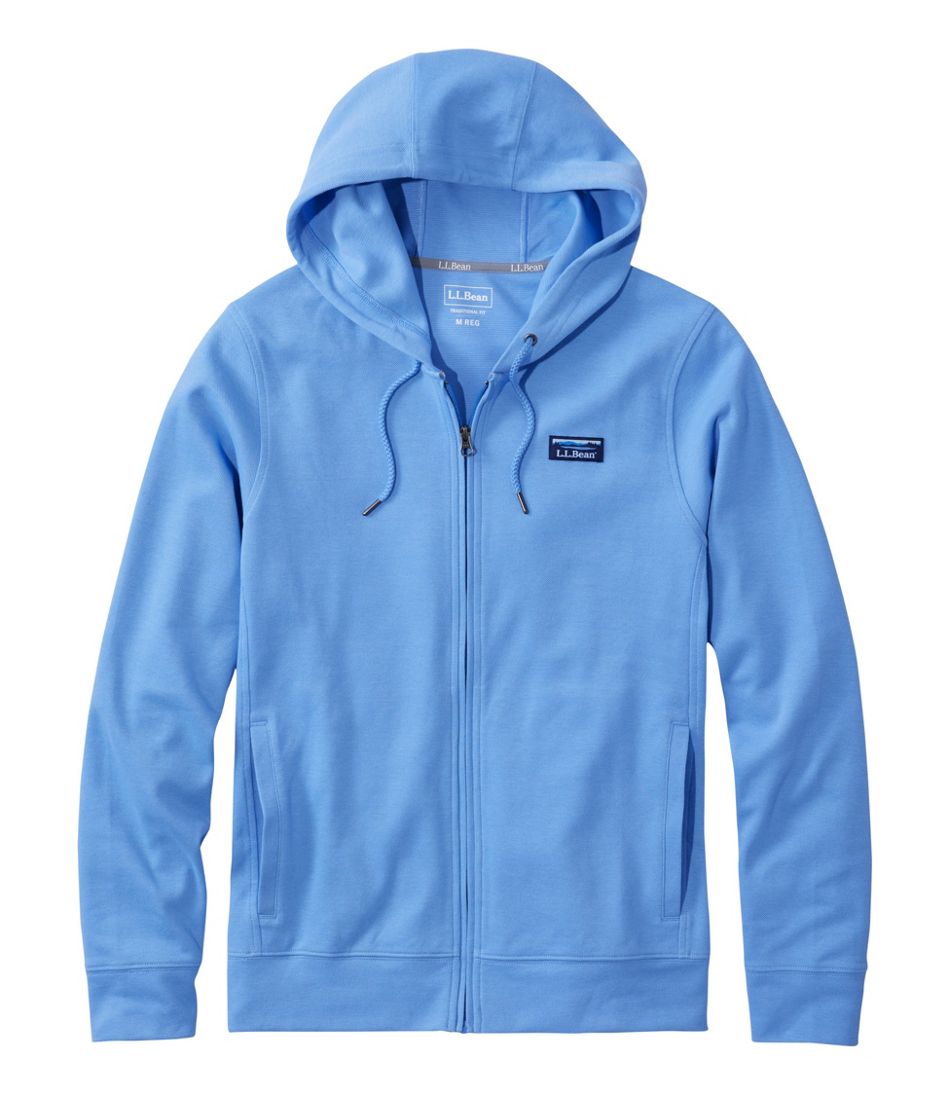 Men's Comfort Stretch Performance® Piqué, Full-Zip Hoodie | L.L.Bean