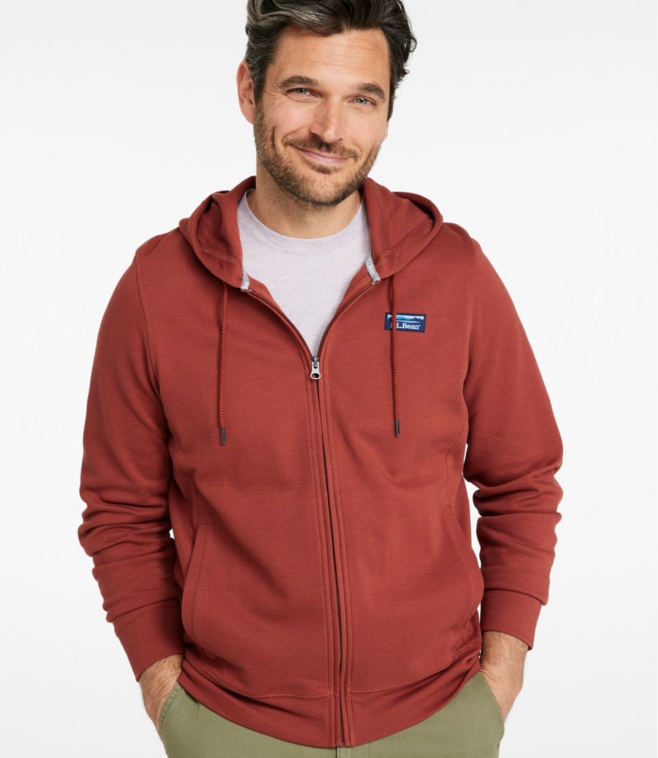 Men's Comfort Stretch Performance® Piqué, Full-Zip Hoodie | L.L.Bean