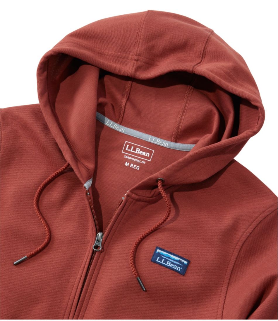 Men's Comfort Stretch Performance® Piqué, Full-Zip Hoodie | L.L.Bean