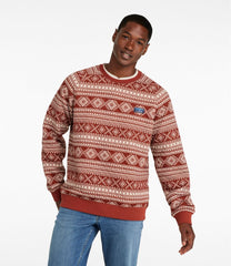 Men's Bean's Quilted Sweatshirt, Crewneck, Print | L.L.Bean