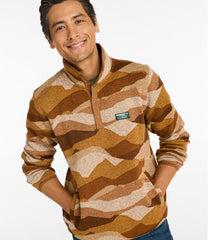 Men's Sweater Fleece Pullover, Print | L.L.Bean