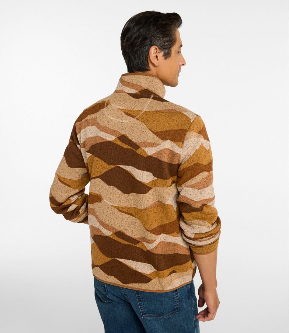 Men's Sweater Fleece Pullover, Print | L.L.Bean