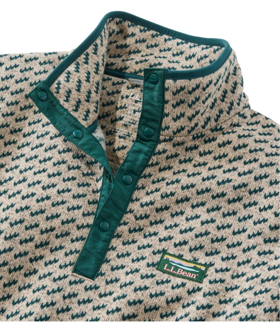 Men's Sweater Fleece Pullover, Print | L.L.Bean