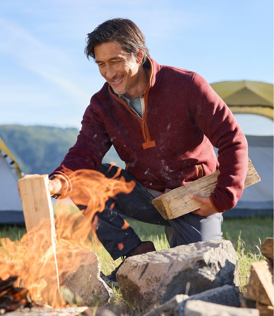 Men's Bean's Sweater Fleece Half-Zip Pullover | L.L.Bean
