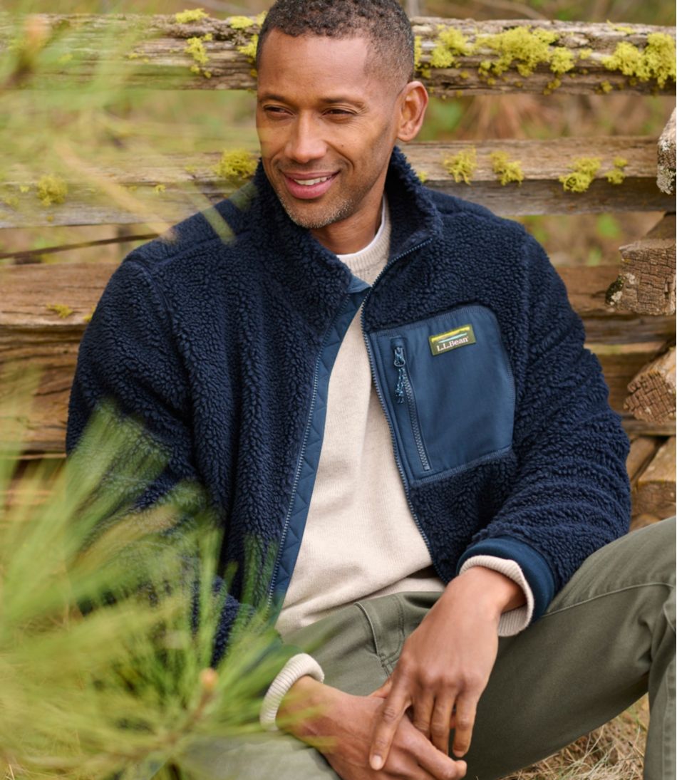 Men's Bean's Sherpa Fleece Jacket | L.L.Bean