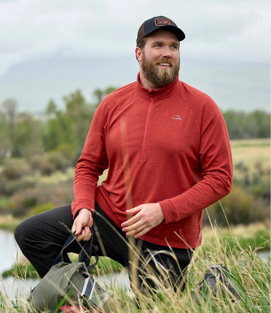 Men's Adventure Grid Fleece, Quarter-Zip | L.L.Bean