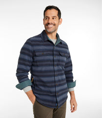 Men's Bean's Mariner Fleece Shirt, Print | L.L.Bean