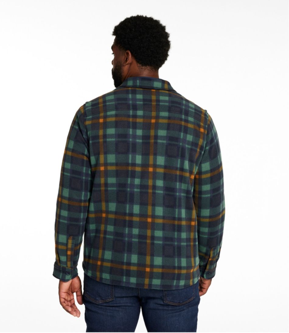 Men's Bean's Mariner Fleece Shirt, Print | L.L.Bean