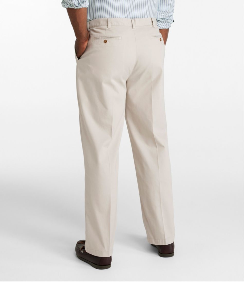 Men's Wrinkle-Free Double L® Chinos, Natural Fit, Hidden Comfort, Plain Front | L.L.Bean