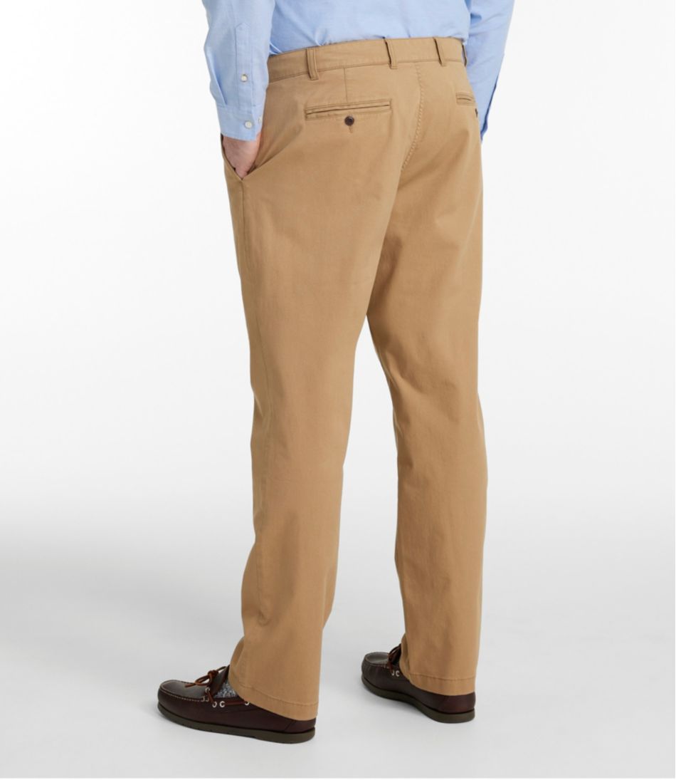 Men's Lakewashed® Stretch Khakis, Standard Athletic Fit, Tapered Leg | L.L.Bean