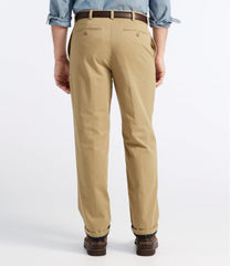 Men's Double L® Chinos, Natural Fit, Plain Front, Flannel-Lined | L.L.Bean