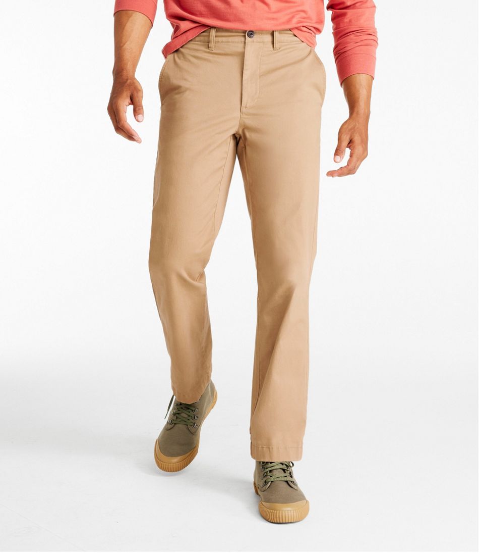 Men's Lakewashed® Stretch Khakis, Standard Fit, Straight Leg | L.L.Bean