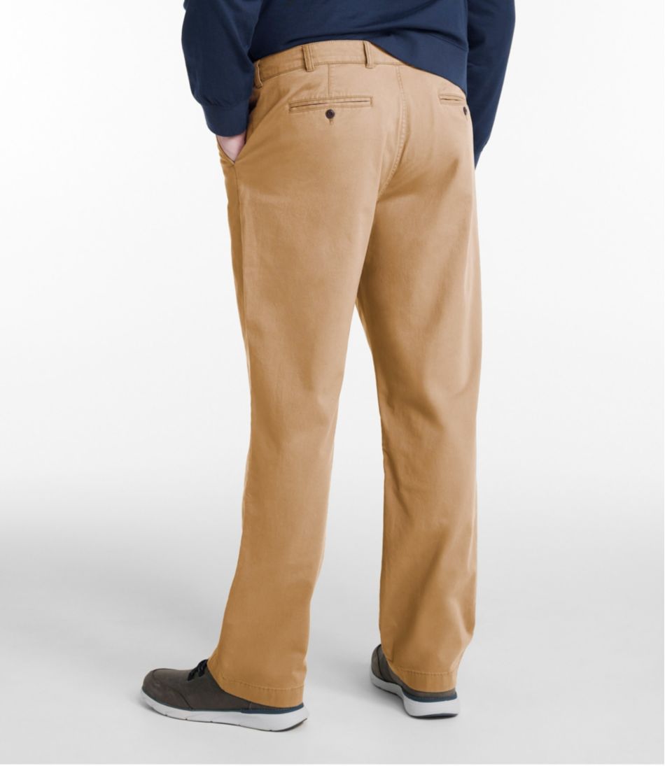 Men's Lakewashed® Stretch Khakis, Standard Fit, Straight Leg | L.L.Bean