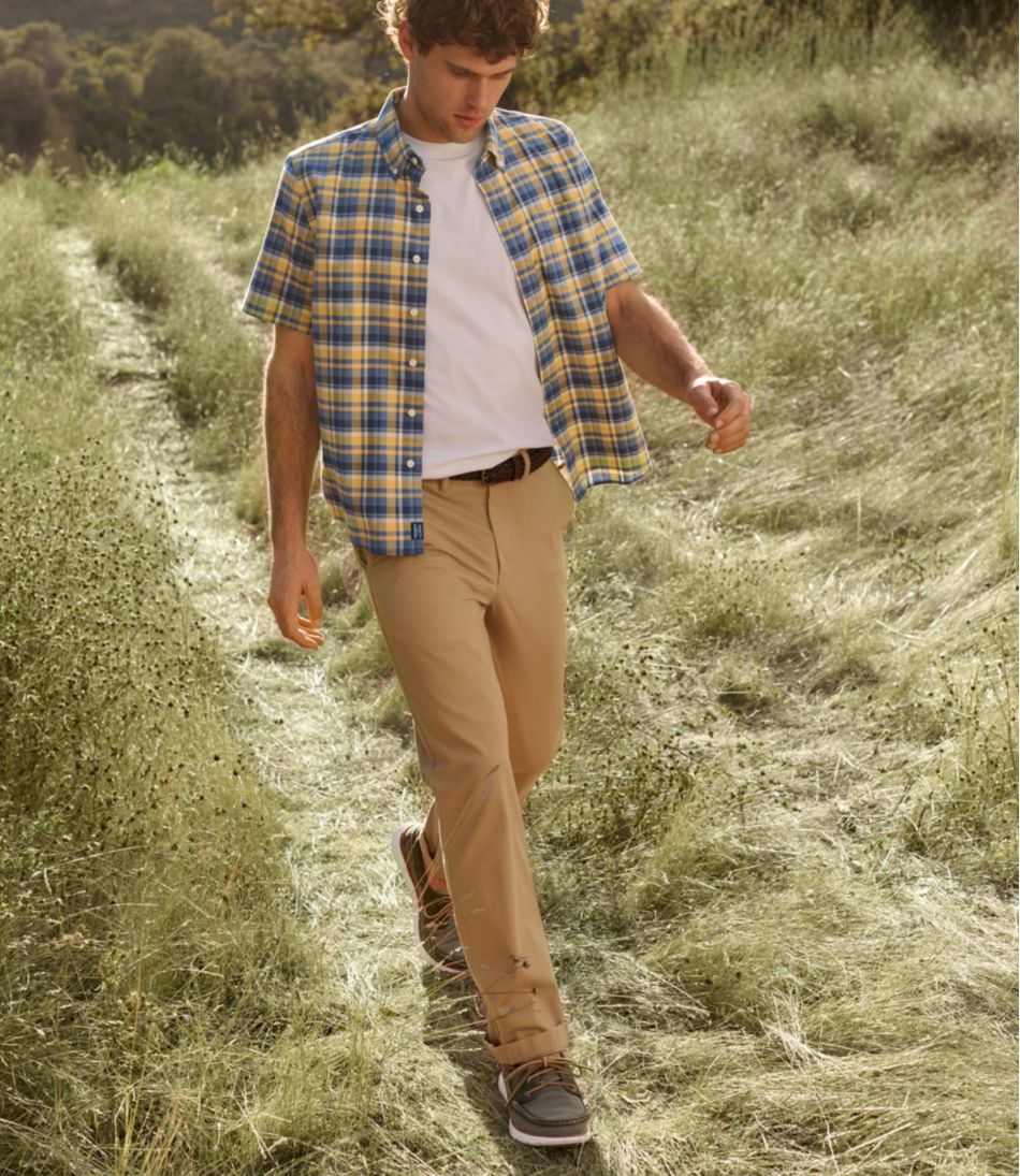 Men's Lakewashed® Stretch Khakis, Standard Fit, Straight Leg | L.L.Bean
