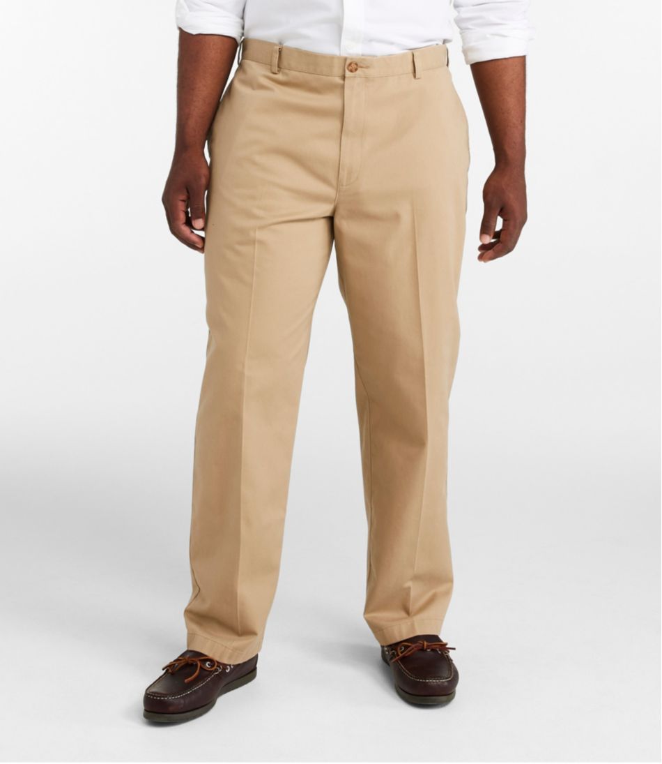 Men's Wrinkle-Free Double L® Chinos, Natural Fit, Plain Front | L.L.Bean