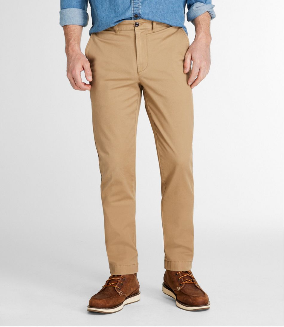 Men's Lakewashed® Stretch Khakis, Slim Fit, Straight Leg | L.L.Bean