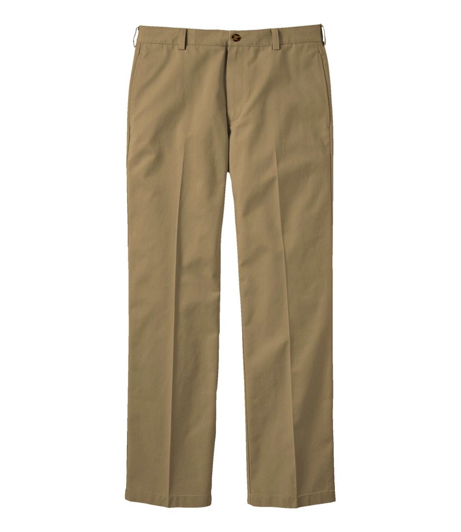 Men's Wrinkle-Free Double L® Chinos, Standard Fit, Plain Front | L.L.Bean