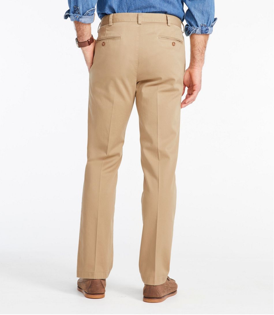 Men's Wrinkle-Free Double L® Chinos, Standard Fit, Plain Front | L.L.Bean