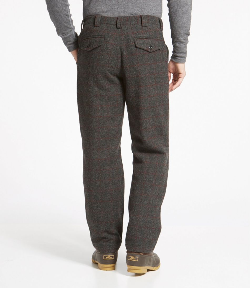 Men's Maine Guide Wool Pants with PrimaLoft, Plaid | L.L.Bean