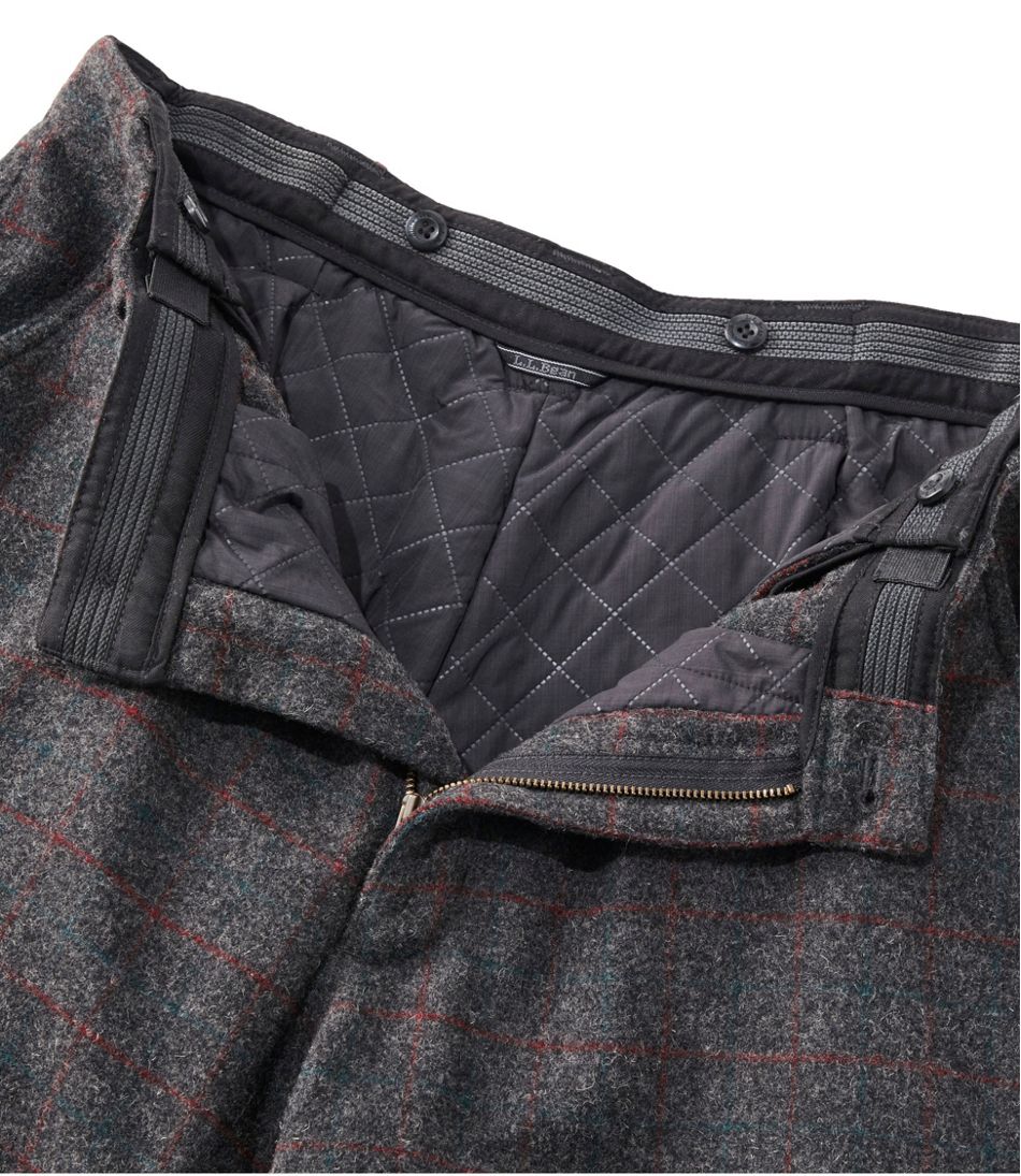 Men's Maine Guide Wool Pants with PrimaLoft, Plaid | L.L.Bean