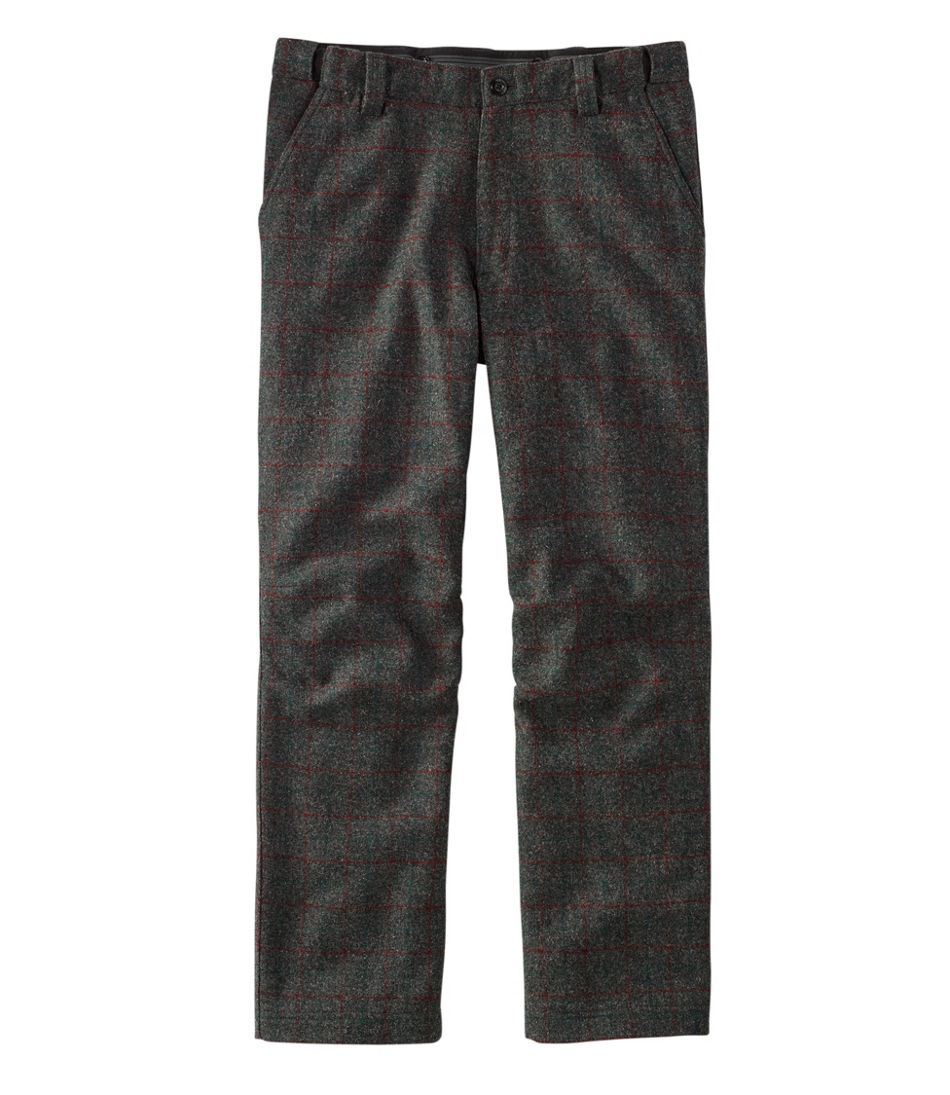 Men's Maine Guide Wool Pant, Malone Plaid | L.L.Bean