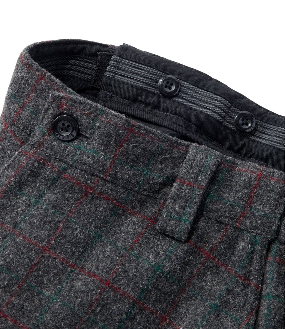 Men's Maine Guide Wool Pant, Malone Plaid | L.L.Bean