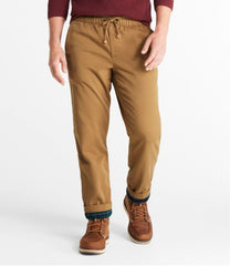 Men's Comfort Stretch Dock Pants, Standard Fit, Straight Leg, Flannel-Lined | L.L.Bean