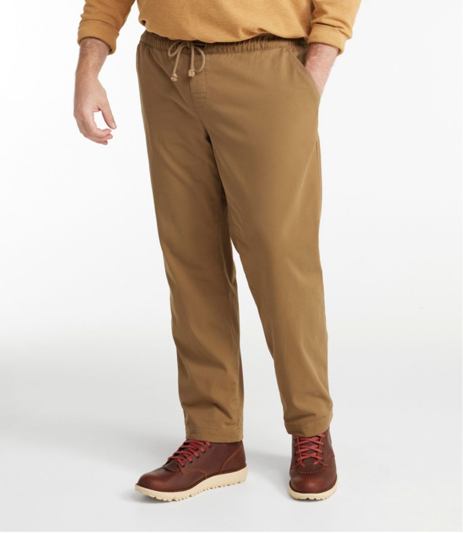 Men's Comfort Stretch Dock Pants, Standard Fit, Straight Leg, Flannel-Lined | L.L.Bean