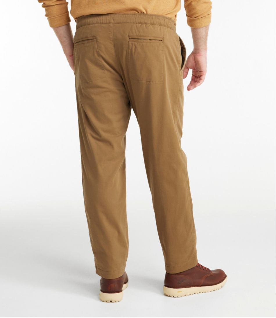 Men's Comfort Stretch Dock Pants, Standard Fit, Straight Leg, Flannel-Lined | L.L.Bean