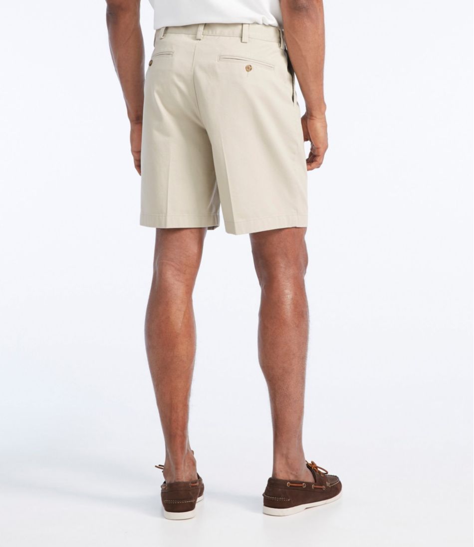 Men's Wrinkle-Free Double L® Chino Shorts, Natural Fit, Hidden Comfort Waist, 8" | L.L.Bean