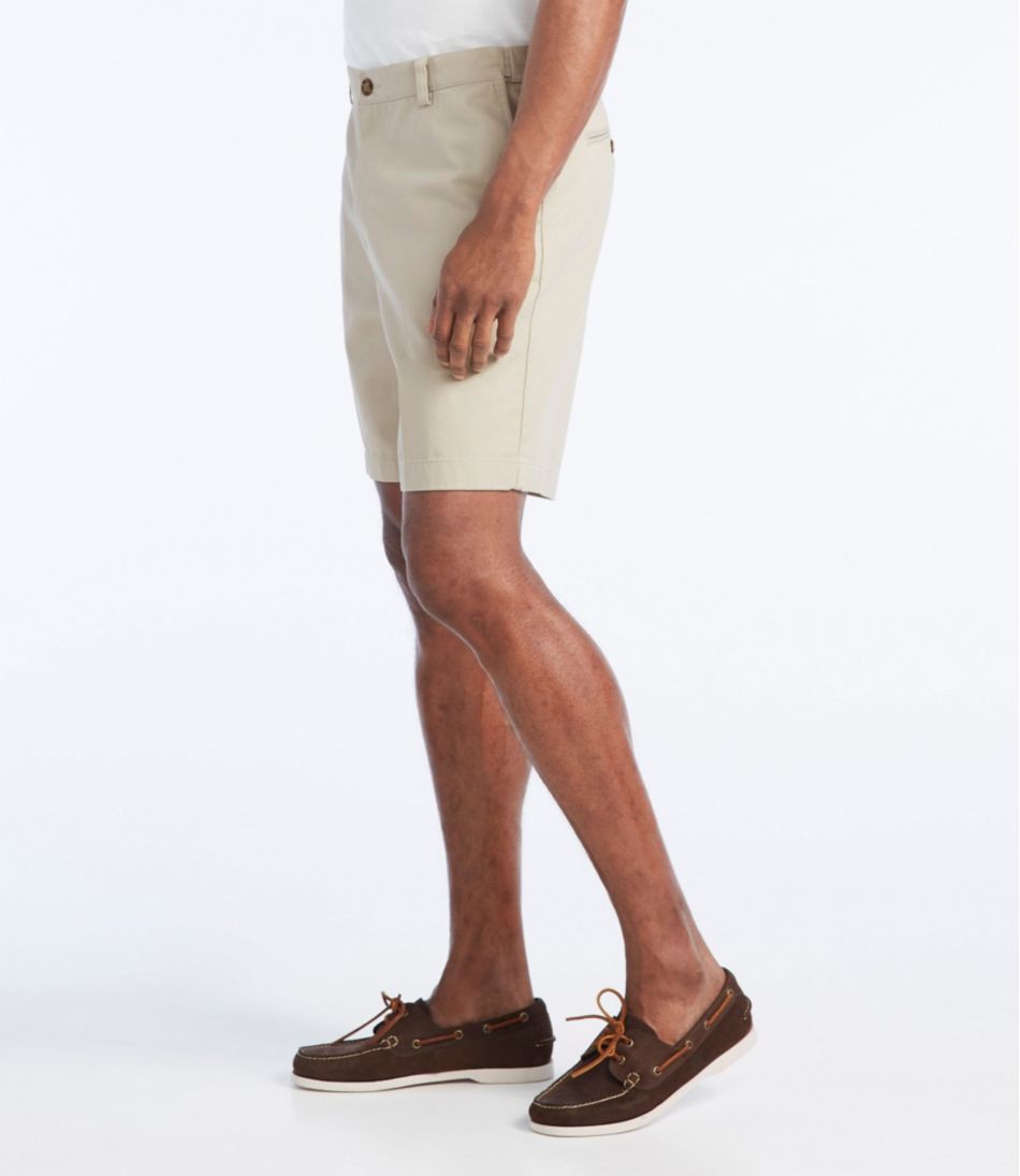 Men's Wrinkle-Free Double L® Chino Shorts, Natural Fit, Hidden Comfort Waist, 8" | L.L.Bean