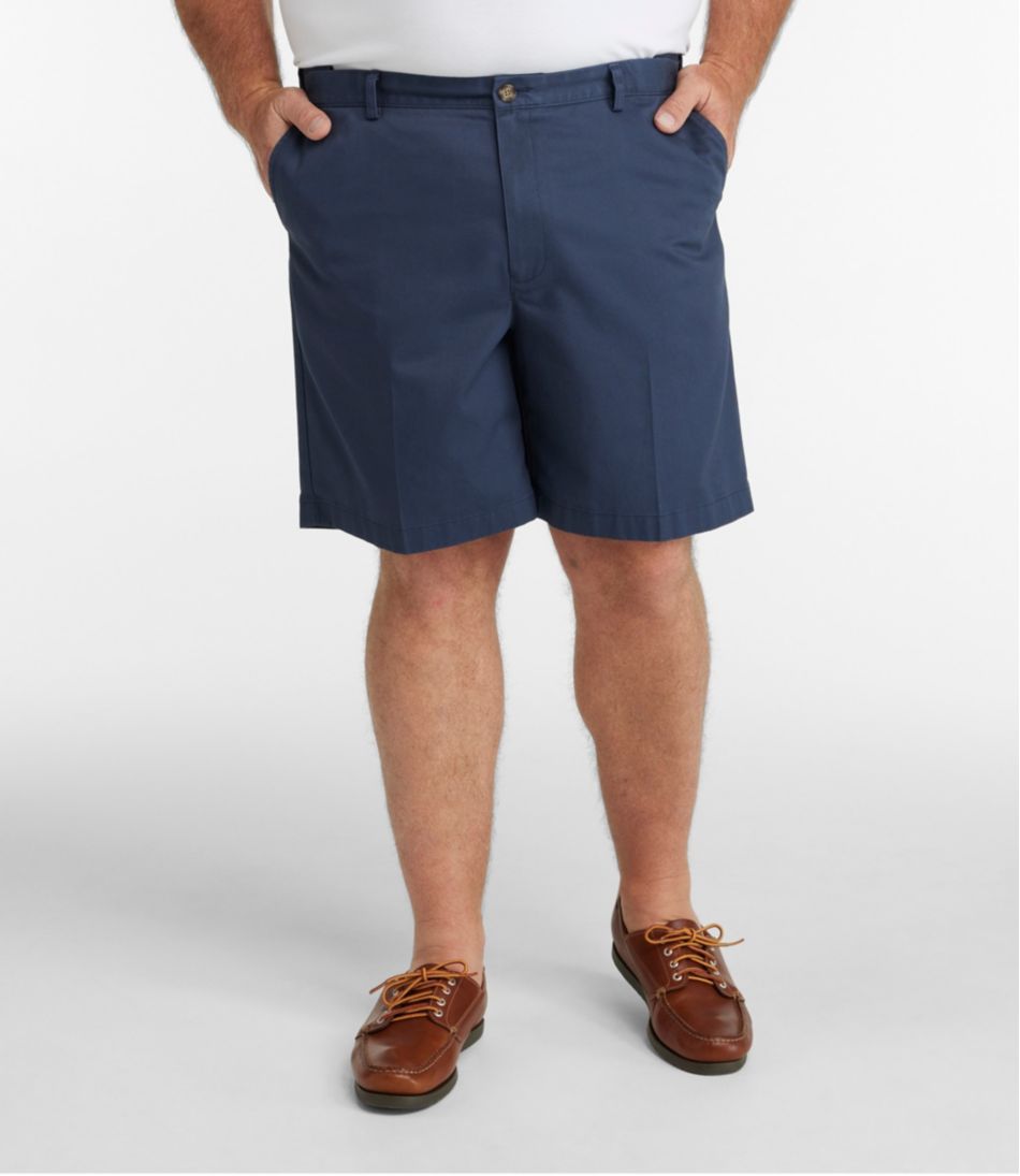 Men's Wrinkle-Free Double L® Chino Shorts, Natural Fit, Hidden Comfort Waist, 8" | L.L.Bean