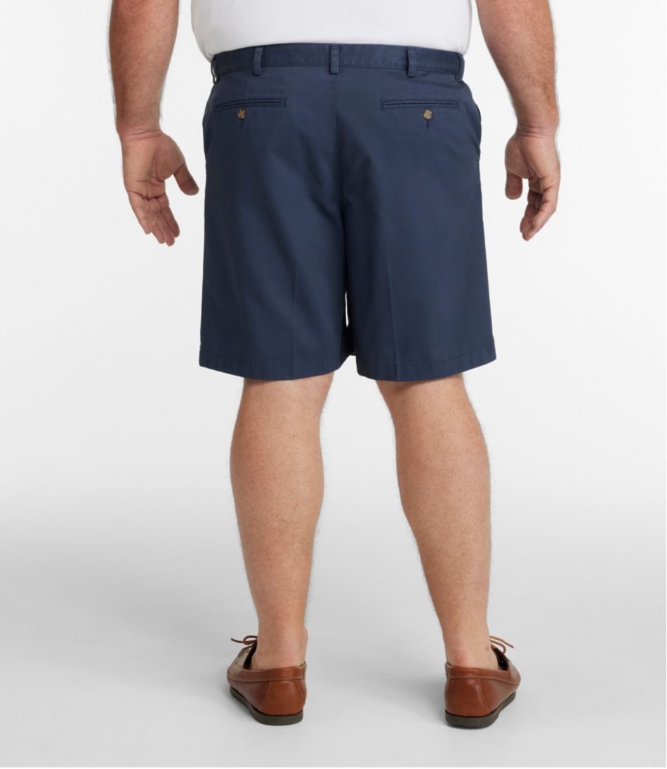 Men's Wrinkle-Free Double L® Chino Shorts, Natural Fit, Hidden Comfort Waist, 8" | L.L.Bean