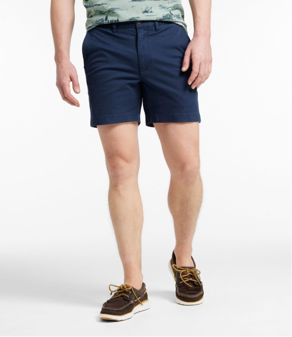 Men's Lakewashed® Stretch Khaki Shorts, 6" | L.L.Bean