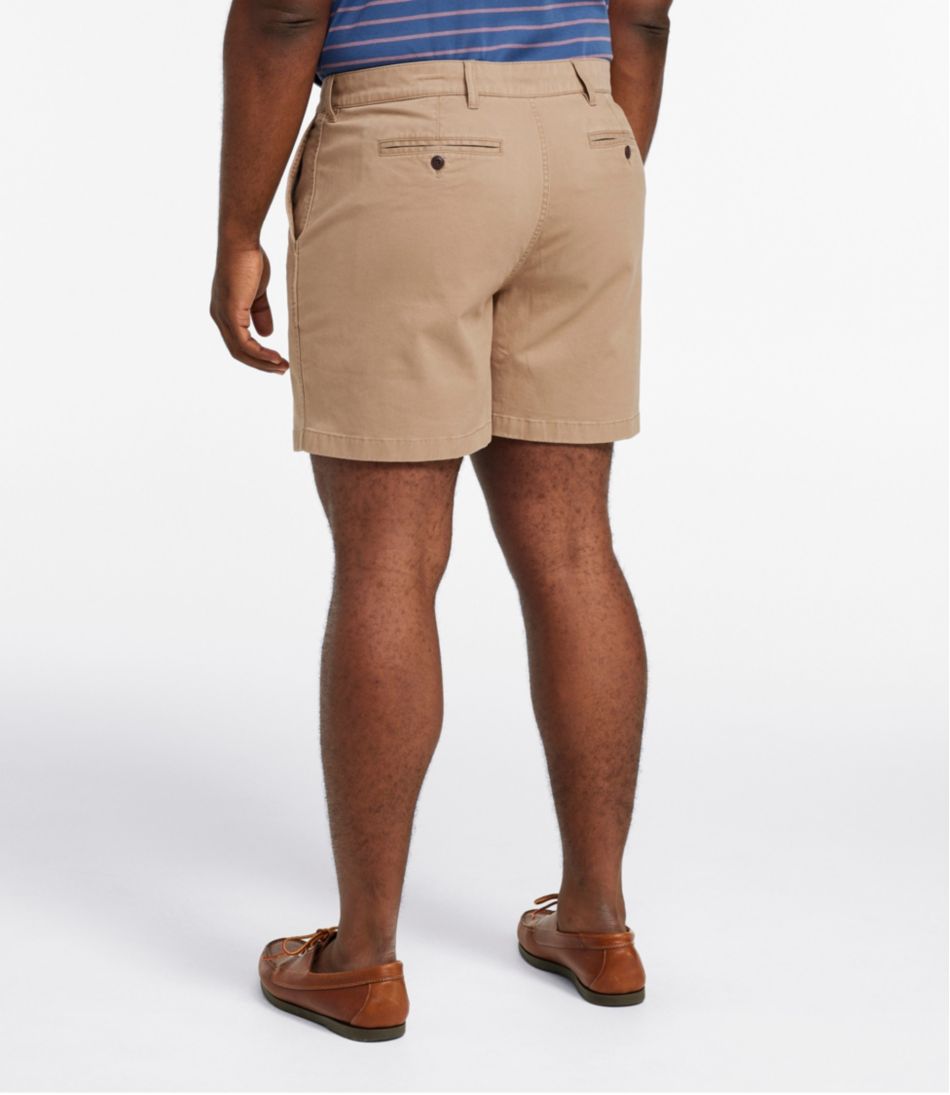Men's Lakewashed® Stretch Khaki Shorts, 6" | L.L.Bean