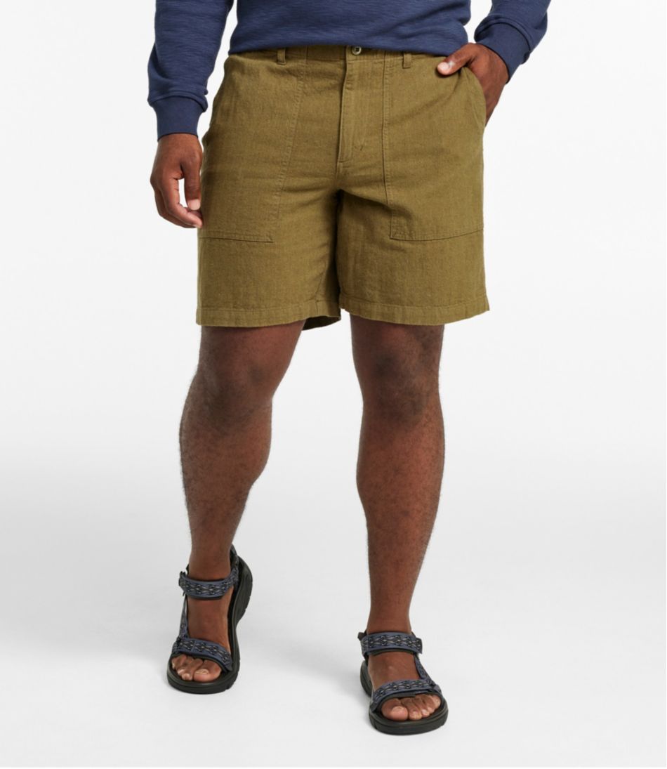 Men's Signature Herringbone Shorts, 8" | L.L.Bean