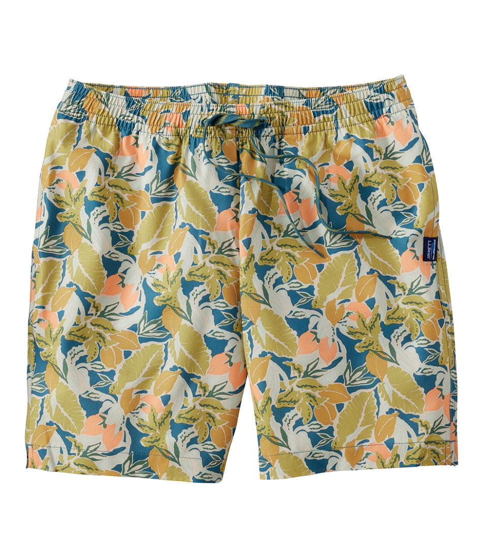 Storm Teal Tropical Floral,Small