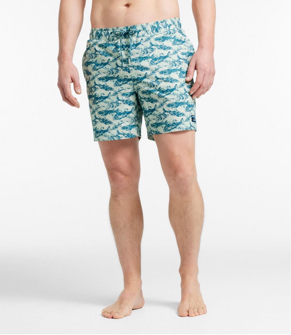 Men's Vacationland Stretch Swim Trunks, Print, 6" | L.L.Bean