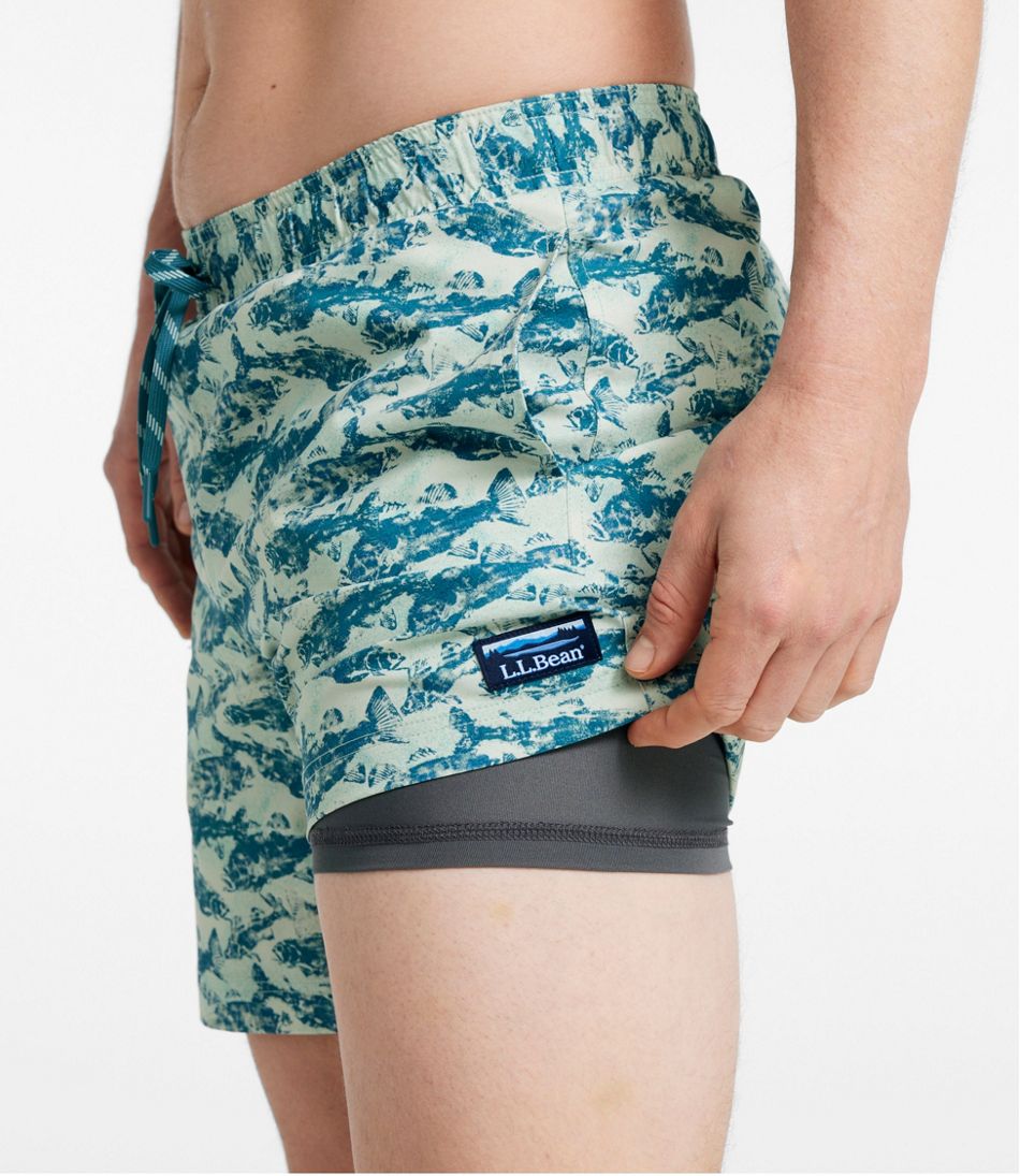 Men's Vacationland Stretch Swim Trunks, Print, 6" | L.L.Bean