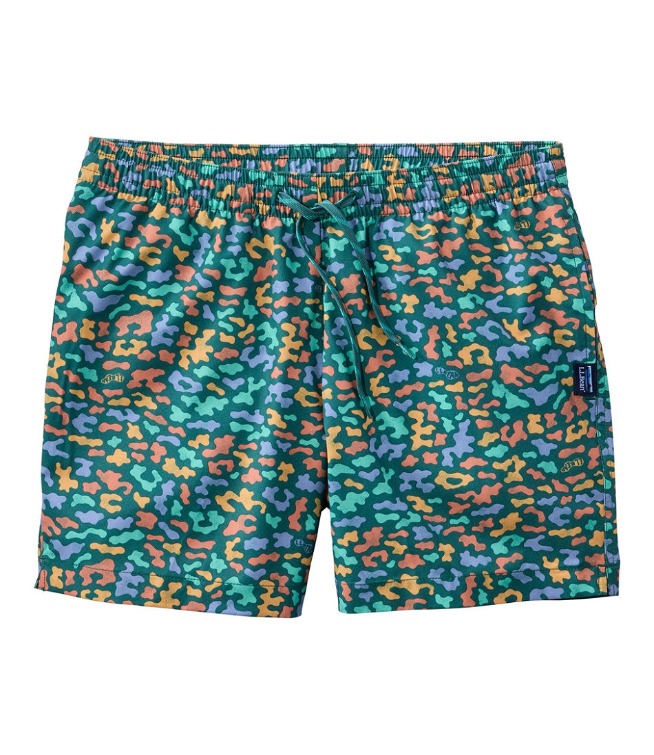 Shade Teal Puzzle Camo,Small
