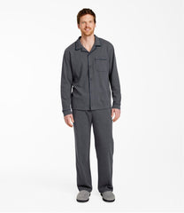 Men's Bean's Cotton Knit Pajamas, Button-Front PJ Set | L.L.Bean