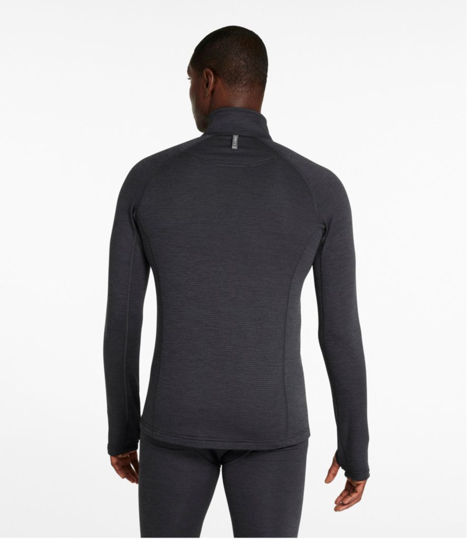 Men's Midweight Base Layer Crew Top, 1/4 Zip | L.L.Bean